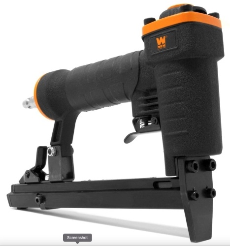 WEN 61705 20-Gauge 3/8-Inch Crown Air-Powered Pneumatic T50 Stapler - Lot 415