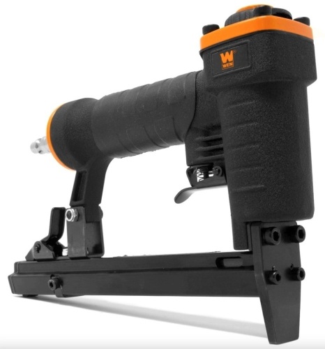 WEN 20-Gauge 3/8-Inch Crown Air-Powered Pneumatic T50 Stapler, 61705 - Lot 416