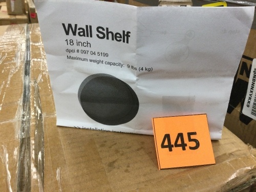 Wall Shelf, 18in - Lot 445