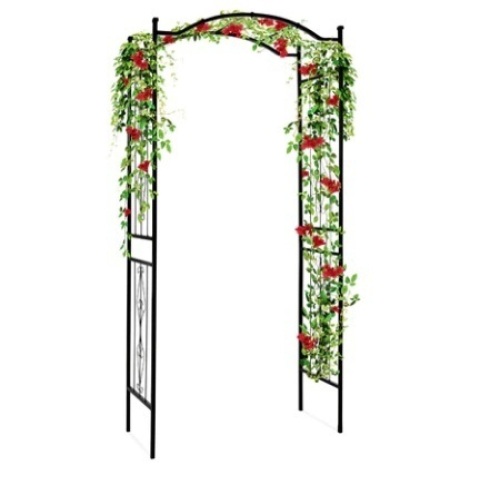 Steel Garden Arch Arbor Trellis, 92in - Lot 447