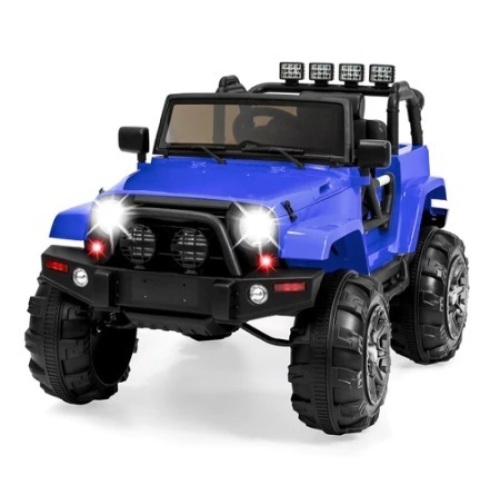 12V Kids Ride-On Truck Car Toy, Blue - Lot 453