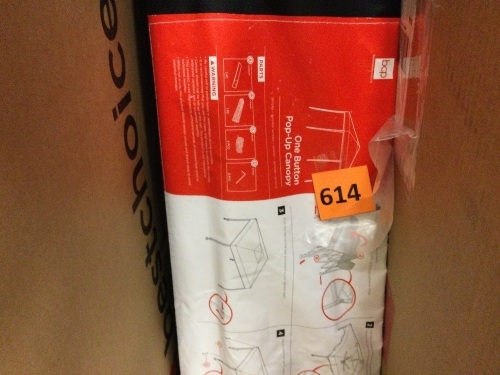 One-Person Setup Instant Pop Up Canopy w/ Wheeled Bag - 10x10ft - Lot 614