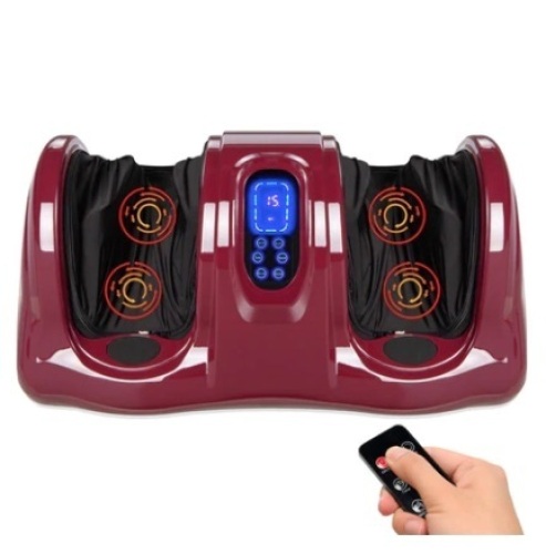 Therapeutic Foot Massager, Burgundy - Lot 495