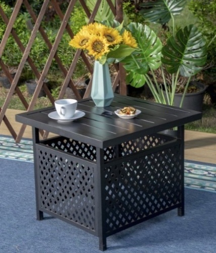 Patio Bistro Table, 22X22in - Lot 591