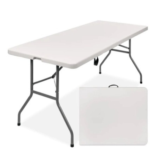 6ft Portable Folding Plastic Dining Table - Lot 621