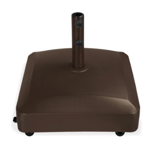 Fillable Mobile Umbrella Base Stand, Bronze - Lot 622