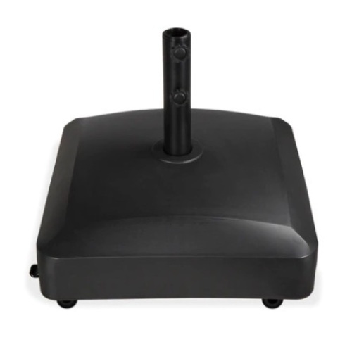Fillable Mobile Umbrella Base Stand, Black - Lot 629