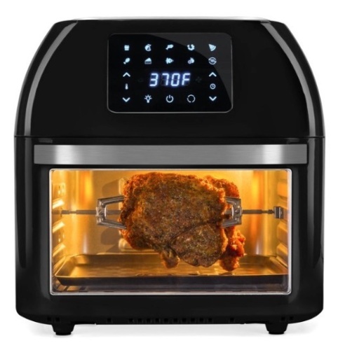 16.9qt 10-in-1 Family Size Air Fryer, Black - Lot 649