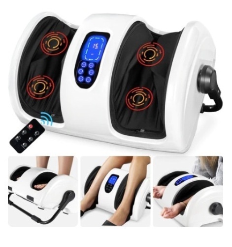 Reflexology Shiatsu Foot Massager, Pearl White - Lot 658