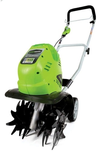 Greenworks 40V 10-Inch Cordless Cultivator, Battery Not Included 27062. Appears New - Lot 26