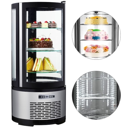 Commercial 3-Layer Refrigerator Display Case 3.5cu.ft - Appears New   - Lot 42