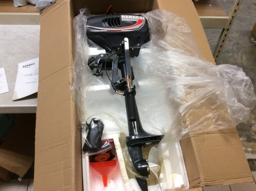 HANGKAI 3.5HP 2 Stroke Heavy Duty Outboard Motor. Appears New - Lot 44