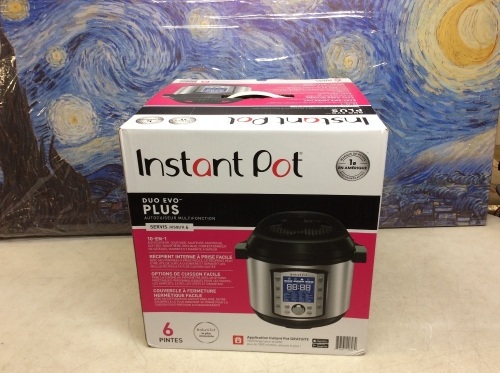 Instant Pot Duo Evo Plus 6-Quart Multi-Use Pressure Cooker - New  - Lot 50