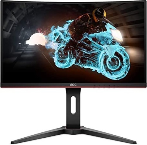 AOC C24G1A 24" Curved Frameless Gaming Monitor, FHD 1920x1080, 1500R, VA, 1ms MPRT, 165Hz - New/Unopened - Lot 59