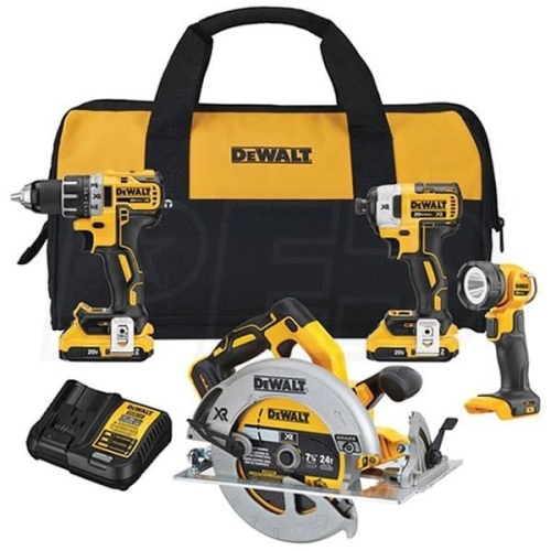 DeWALT 4-Tool Compact Combo Kit DCK483D2-XR - Appears New  - Lot 67