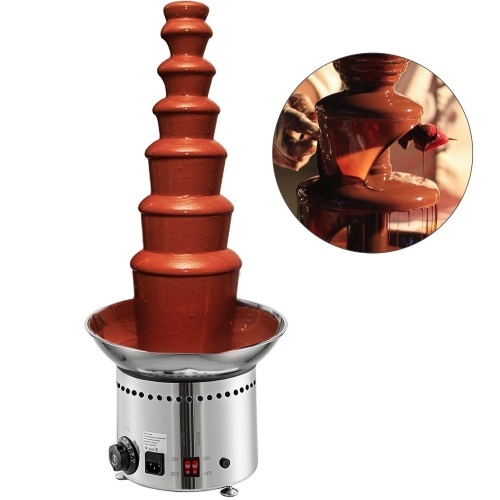 Vevor 7 Tier Commercial Stainless Steel Chocolate Fondue Fountain - Appears New  - Lot 76