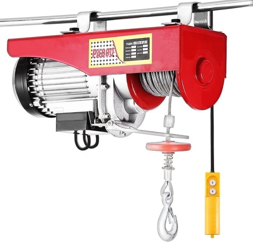 VEVOR 1500Lbs Electric Hoist Winch Lifting Engine Crane High Carbon Cable Steel - Appears New   - Lot 89