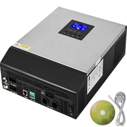 Pure Sine Wave Solar Inverter 3KVA 24V PWM - E-Comm Return, Appears New   - Lot 96