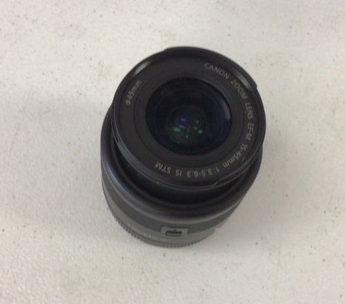 Canon Zoom Lens EF-M 15-45mm 1:3.5-6.3, E-Commerce Return, Untested - Lot 159
