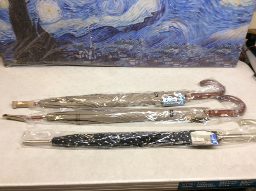 Lot of (3) Umbrellas - Appear New - Lot 284