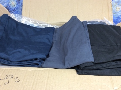 Case of Approx (20) QYQ Buttery Soft Women's Leggings, One Size, 3 Pack - Appear New  - Lot 298