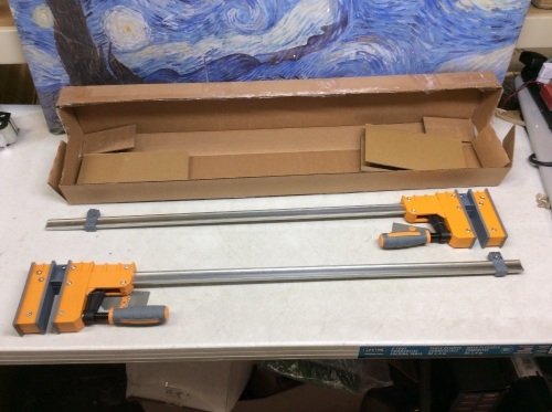 Set of 2 Bora 571131T 31" Heavy Duty Woodworking Precise Parallel Clamps - Appear New  - Lot 313