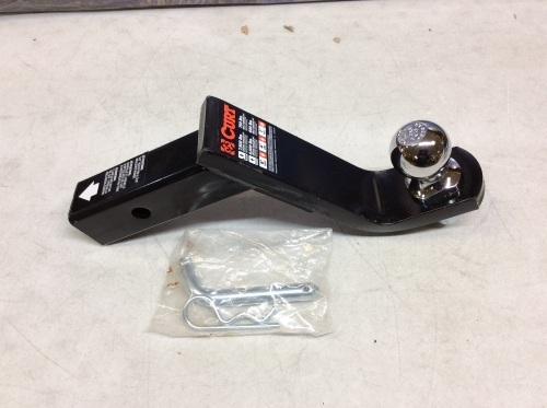 CURT 45064 Lifted Truck Trailer Hitch Mount with 2-Inch Ball & Pin, Fits 2-in Receiver, 7,500 lbs, 6-Inch Drop - Appears New   - Lot 354