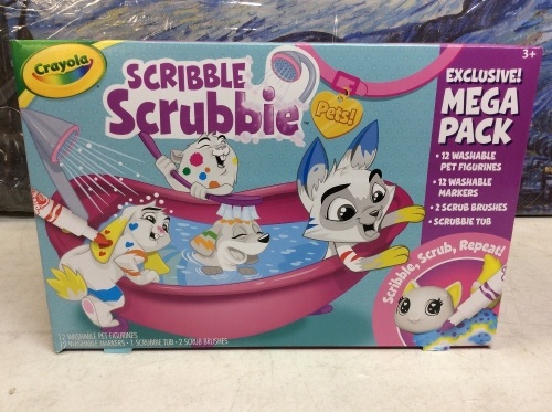 Crayola Scribble Scrubbie Pets Mega Pack - New/Unopened - Lot 359