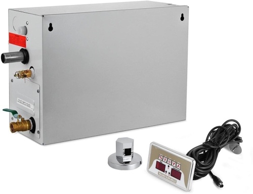 VEVOR 9KW Steam Generator Shower Sauna Bath Home Spa & KS-100 Controller Humidifier - Appears New   - Lot 362