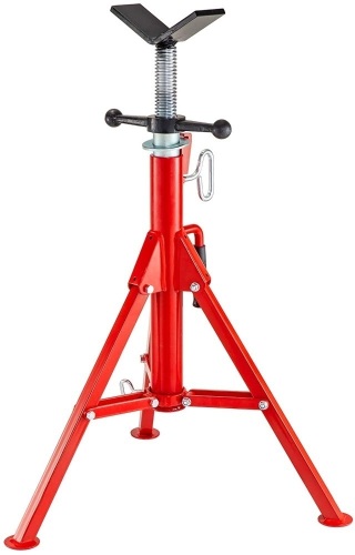 VEVOR V Head Folding Pipe Stand Adjustable Height 28-52 inch 6800lb - Appears New   - Lot 378