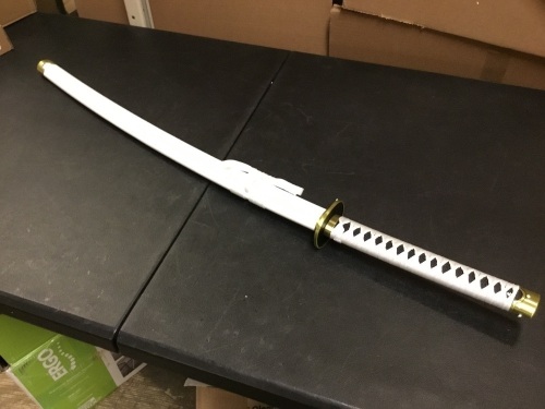 Caitou Cosplay Anime Sword SL White - Appears New  - Lot 385