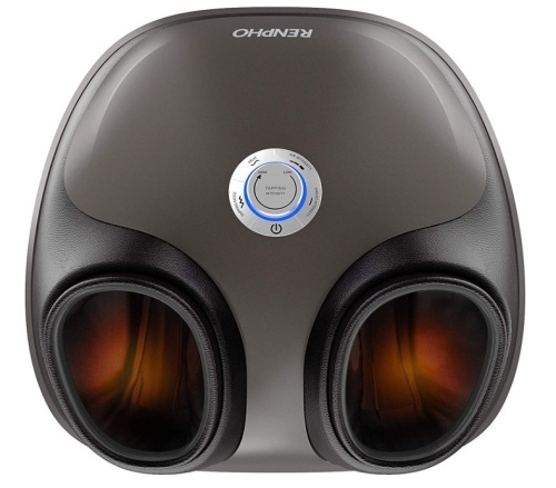 RENPHO Foot Massager with Heat, Multi Setting Electric Shiatsu Massager Machine with Tapping and Deep Kneading Massage, New in Box - Lot 402