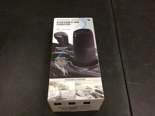 SHARPER IMAGE Portable Air Purifier with True HEPA Air Filter USB Powered - Appears New   - Lot 538