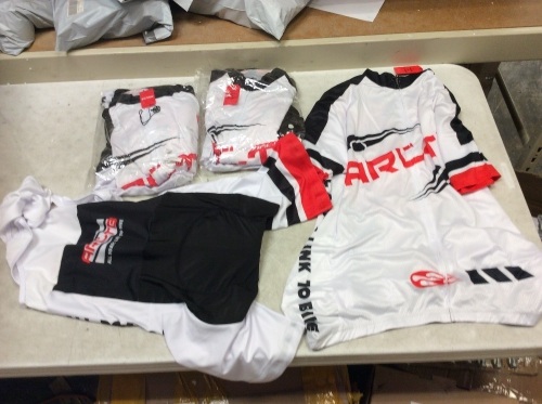 Lot of All Roads Link to Bike 3XL Zip Up Cycling Jerseys - New  - Lot 558