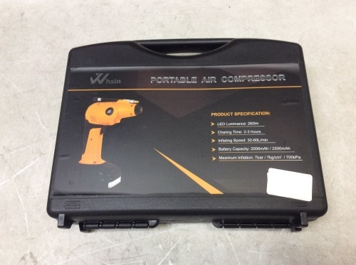 Whsin Portable Air Compressor - New  - Lot 576