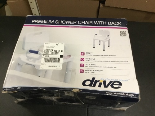 Drive Premium Shower Chair with Back - Appears New  - Lot 604