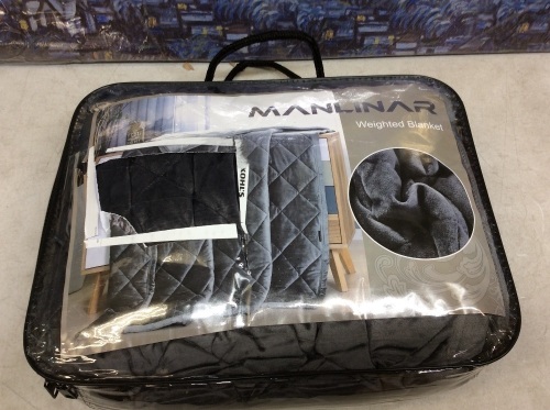 Manlinar Weighted Blanket - E-Comm Return, Appears New  - Lot 617