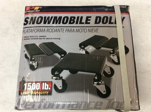 Performance Tool W41061 3Pc 1500lb Capacity Anti-slip Snowmobile Dolly Set - Appears New   - Lot 627