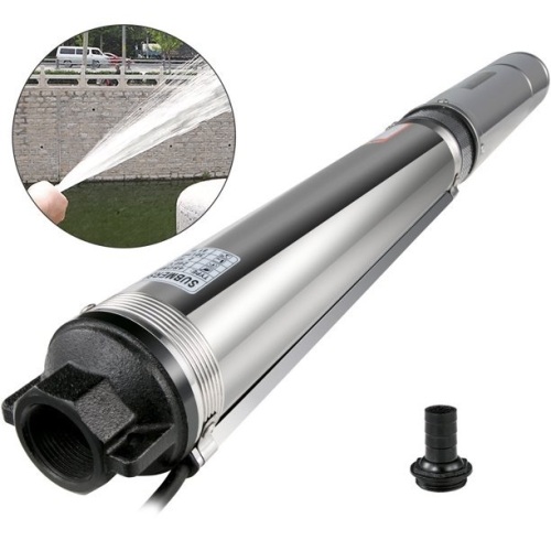 VEVOR Deep Well Pump 2HP 440ft 42GPM Submersible Stainless Steel - Appears New  - Lot 795