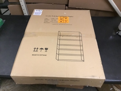 6 Tier Acrylic Nail Polish Display Rack, Holds 180 Bottles - Appears New - Lot 810