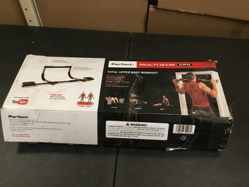 Perfect Fitness Multi-Gym Pro Doorway Pull Up Bar and Portable Gym System - E-Comm Return, Appears New   - Lot 816