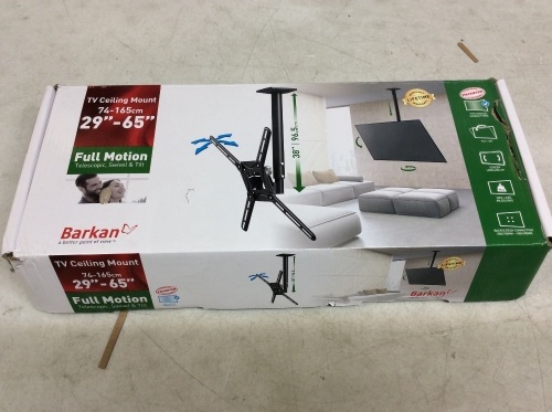 Barkan Full Motion TV Ceiling Mount 29"-65" - Appears New - Lot 828