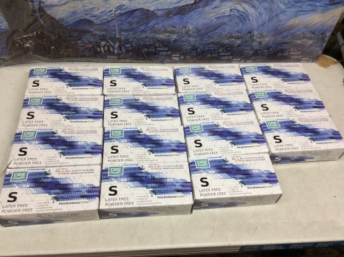 Lot of (15) DRE+lealth Powder Free Disposable Nitrile Gloves, Small, 100 ct - Appears New - Lot 837