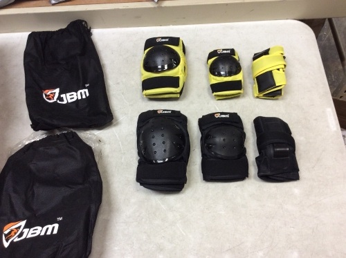 Lot of (2) JBM Youth Knee, Elbow & Wrist Pads - New - Lot 1026