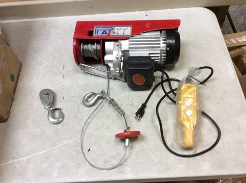 PA600 Micro Electric Rope Hoist - For Parts or Repair  - Lot 1033