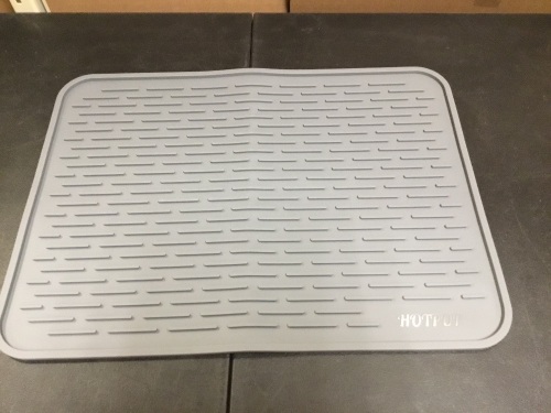 HOTPOP Large Super Sturdy Silicone Dish Drying Mat and Trivet - Appears New   - Lot 1060