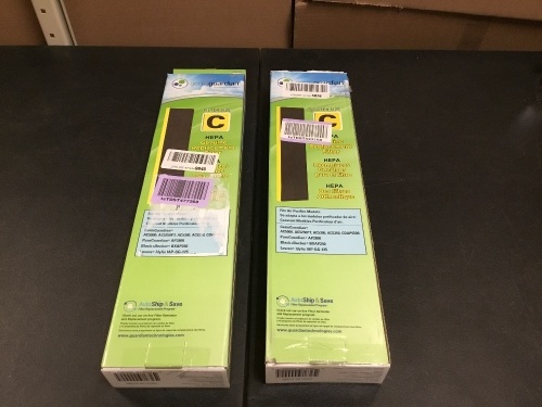 Lot of (2) GermGuardian Air Purifier Filter FLT5000 Genuine HEPA Replacement Filter C - Appear New   - Lot 1068