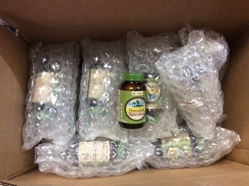 Case of (36) 400 ct Bottle Pure Hawaiian Spirulina Superfood Supplement 500 mg - New   - Lot 1103