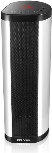 PELONIS NTH15-17BRA Portable 1500W Vertical and Horizontal Ceramic Tower Space Heater, Internal Oscillation, with Remote Control - Appears New   - Lot 1121