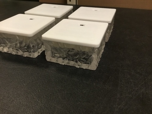 Set of 4 Solar Lights - Appear New  - Lot 1128